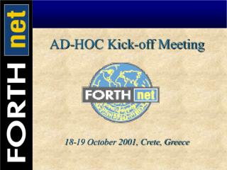 AD-HOC Kick-off Meeting