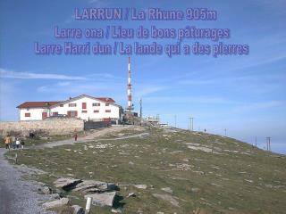 LARRUN / La Rhune 905m