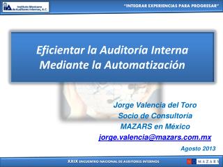 Eficientar la Auditoría Interna Mediante la Automatización