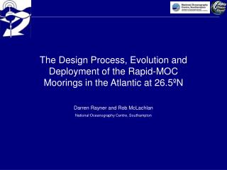 The Design Process, Evolution and Deployment of the Rapid-MOC Moorings in the Atlantic at 26.5ºN