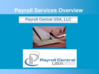 Payroll Services Overview