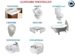 SANITAIRE TOESTELLEN