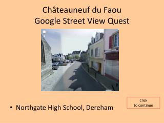 Ch âteauneuf du Faou Google Street View Quest