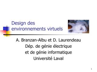 Design des environnements virtuels