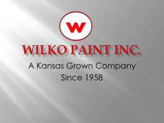 Wilko Paint Inc.