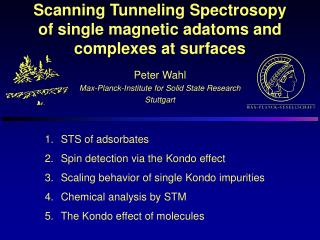 Scanning Tunneling Spectrosopy of single magnetic adatoms and complexes at surfaces