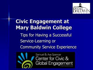 Civic Engagement at Mary Baldwin College