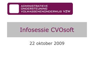 Infosessie CVOsoft