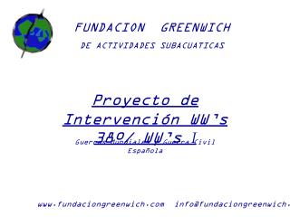 FUNDACION GREENWICH DE ACTIVIDADES SUBACUATICAS
