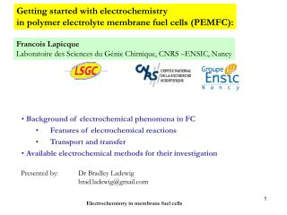 Getting started with electrochemistry in polymer electrolyte membrane fuel cells (PEMFC):