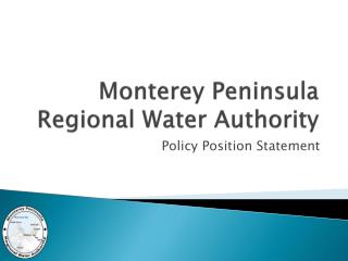 Monterey Peninsula Regional Water Authority