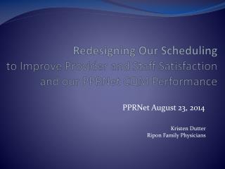 PPRNet August 23, 2014