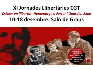 XI Jornades Llibertàries CGT Dijous 10 desembre