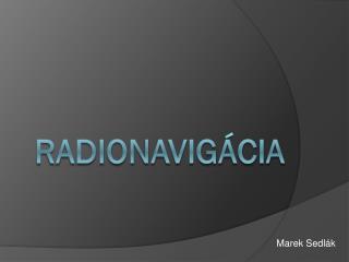 Radionavigácia