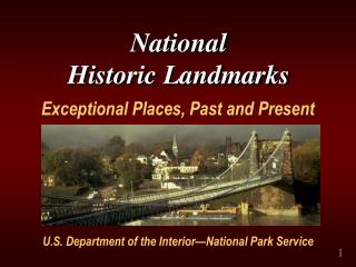 National Historic Landmarks