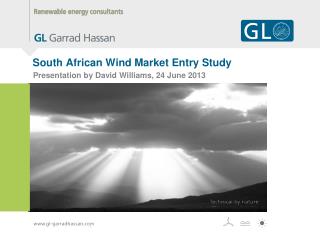 South African Wind Market Entry Study