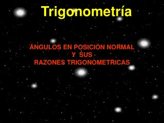 Trigonometría