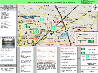 Simple Evacuation Chart of Tuku Vil., Sinying District of Tainan City