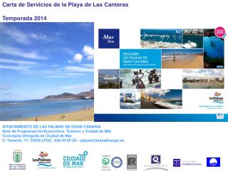 Carta de Servicios de la Playa de Las Canteras Temporada 2014