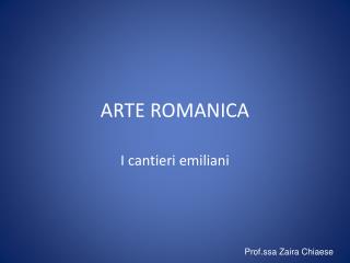 ARTE ROMANICA
