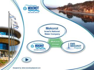 Mekorot Group Israel’s National Water Company