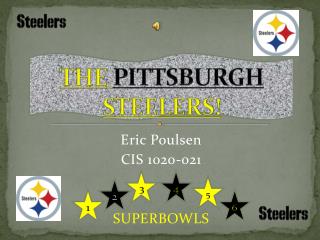 THE PITTSBURGH STEELERS!