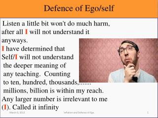 Defence of Ego/self