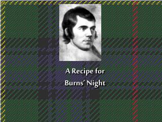 A Recipe for Burns’ Night