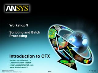 Workshop 9 Scripting and Batch Processing