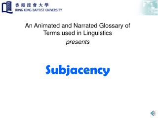 Subjacency