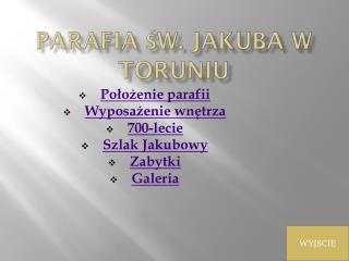 Parafia św. Jakuba w Toruniu