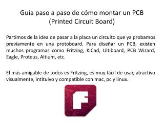 Guía paso a paso de cómo montar un PCB ( Printed Circuit Board )