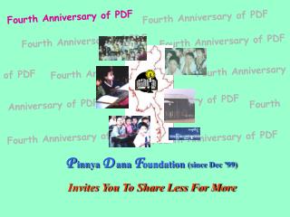 Fourth Anniversary of PDF