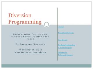 Diversion Programming