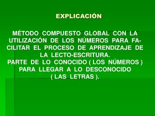 EXPLICACIÓN