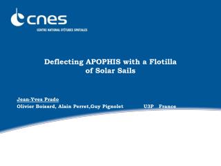 Deflecting APOPHIS with a Flotilla of Solar Sails