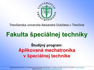 Trenčianska univerzita Alexandra Dubčeka v Trenčíne