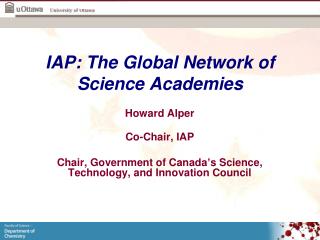 IAP: The Global Network of Science Academies