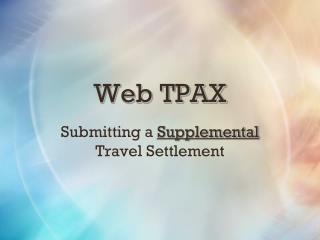 Web TPAX