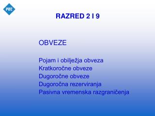 RAZRED 2 I 9