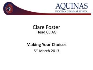 Clare Foster