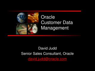 Oracle Customer Data Management