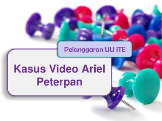 Kasus Video Ariel Peterpan