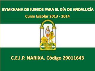 Curso Escolar 2013 - 2014