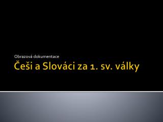 Češi a Slováci za 1. sv. války