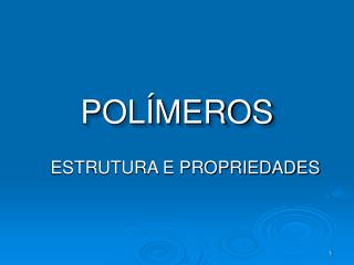 POLÍMEROS