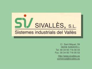 sivalles.es comercial@sivalles.es