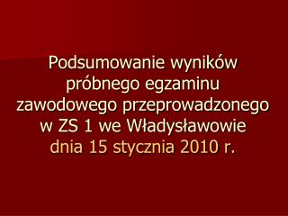 Liczebność zdających ogółem