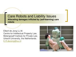 Care Robots and Liability Issues Allocating damages inflicted by (self-learning) care robots
