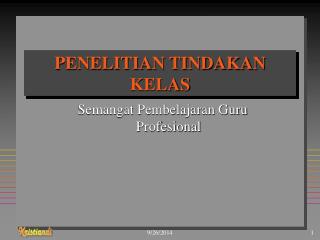 PENELITIAN TINDAKAN KELAS